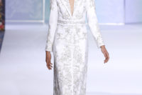 14 Ralph&Russo wedding suit with a skirt and intricate embroidery