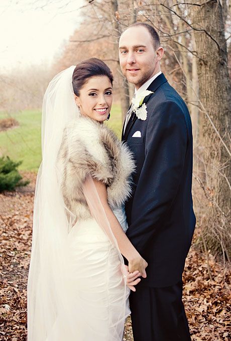 gorgeous fur vest to add a chic touch the bridal outfit