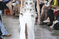 17 Georges Hobeika white maxi dress with bead embroidery