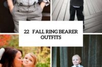 22 Comfy Fall Ring Bearer Outfits
