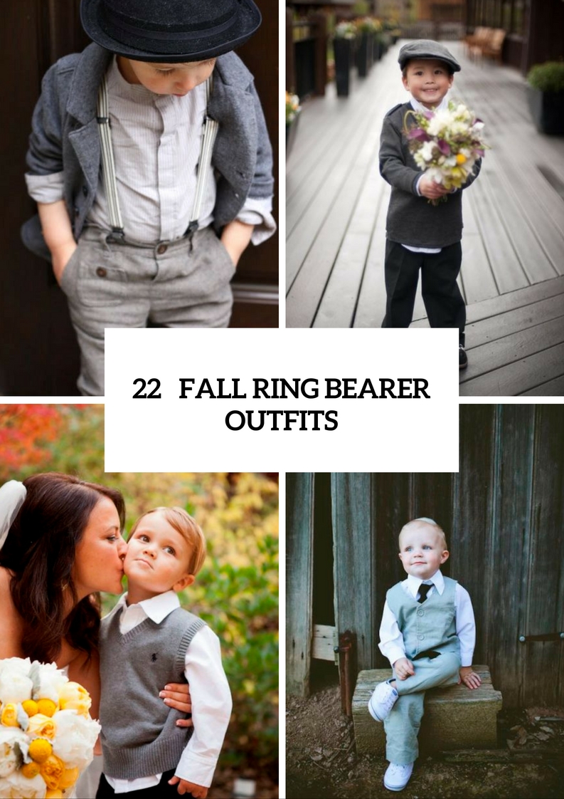 Comfy Fall Ring Bearer Outfits