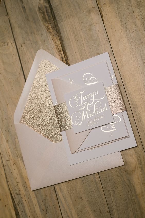 blush and gold stationery