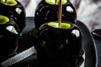 25 black candy apple as favors or for desserts