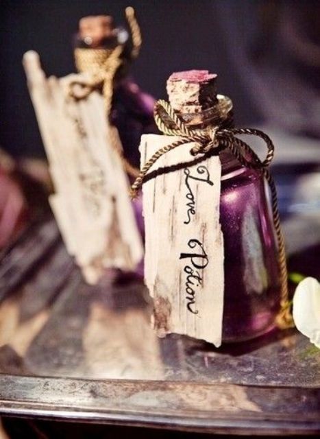 love potion favors that contain alcohol