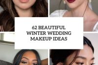 62 beautiful winter wedding makeup ideas cover