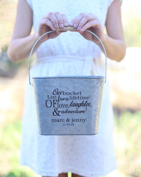 Bucket for family and friends wishes