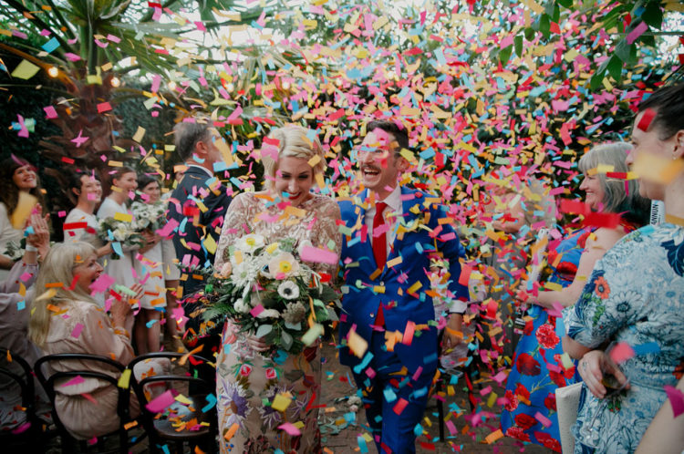 Playful And Colorful Wedding With Unique Groom Attire
