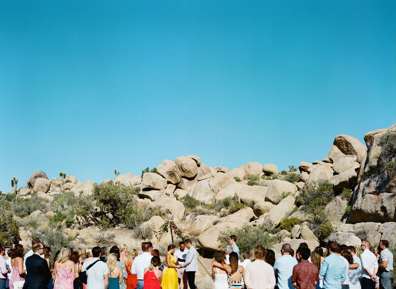 Picture Of Retro Styled Desert Wedding In Joshua Tree 5