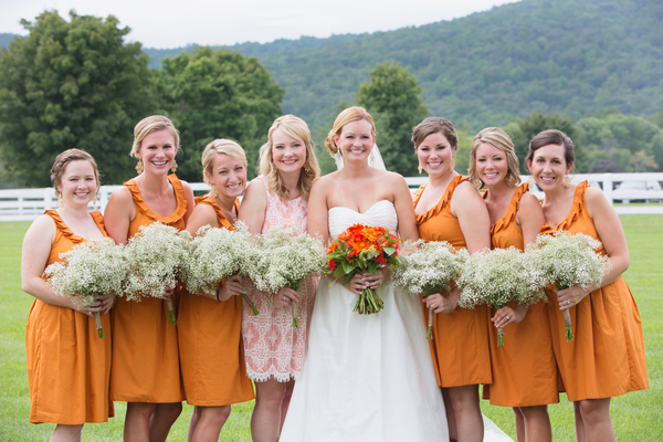 Ruffle dresses for your bridesmaids
