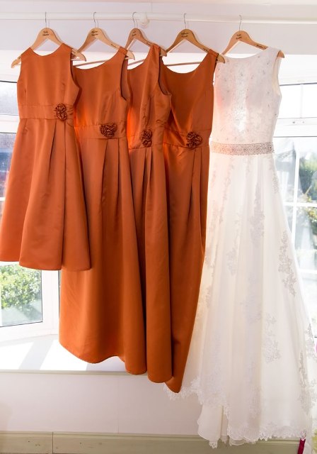 Wonderful Burnt Orange Fall Wedding In England