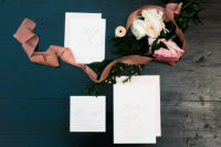 Dusty pink, mint and rose were the main colors for this wedding shoot