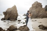 01 This beach wedding shoot with beautiful boho chic touches was shot in Malibu