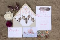 02 The wedding stationery was made specially for this shoot and was inspired by the coastal landscape of this place