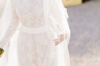 05 heavenly sheath lace wedding gown for a church ceremony