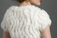 08 faux fur cropped vest in ivory can become a cool accessory