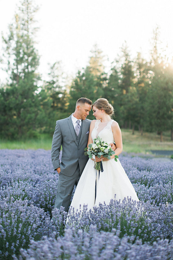 Lavender is a cool and touching idea for any wedding ceremony