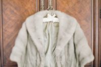 10 grey faux fur cover up makes your bridal look elegant
