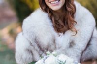 11 grey faux fur stole is an elegant choice and matches any type of dress