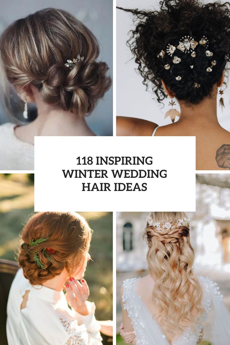 118 Inspiring Winter Wedding Hair Ideas