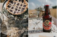 12 Beer and home pies are right what you need for a relaxed homey wedding