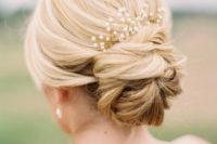 14 updos can be very diverse and creative, every bride will find something for her style
