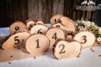 rustic table numbers