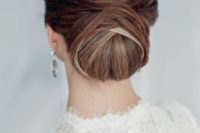 18 such chignon updo is very sleek and can last long
