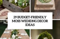 29 budget-friendly moss wedding decor ideas cover