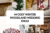 44 cozy winter woodland wedding ideas cover