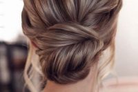 a lovely hairstyle with a fishtail braid