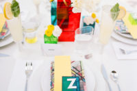 01 Colorful modern wedding shoot with geometric touches in Nashville