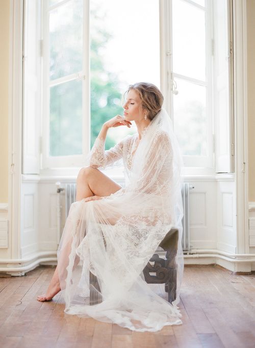 delicate lace night gown is great for feminine and sweet photos