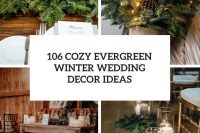 106 cozy winter wedding decor ideas cover