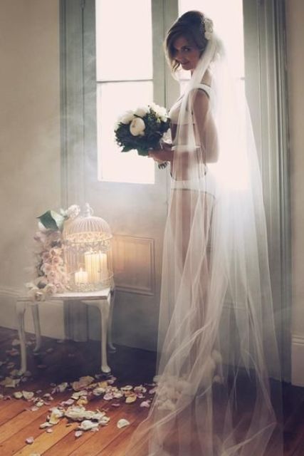 your wedding veil will be one of the best accessories for the pics