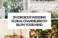 29 gorgeous wedding floral chandeliers that will blow your mind cover