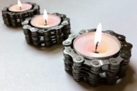 33 steampunk candle holders
