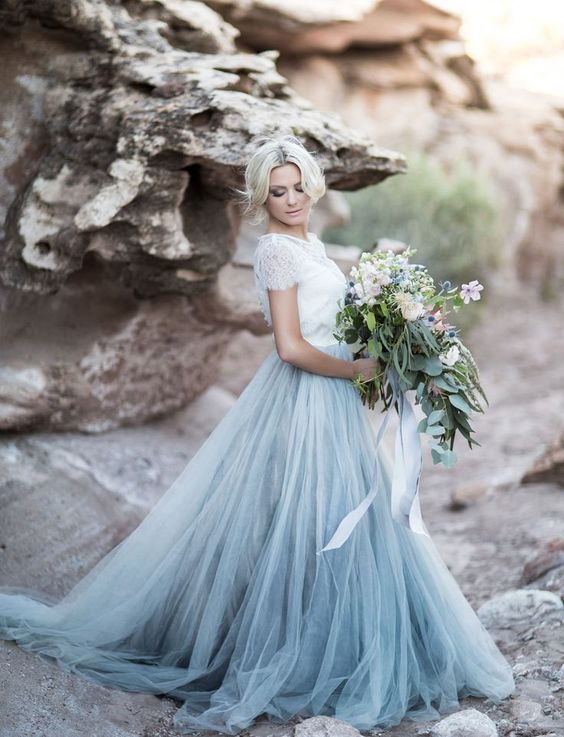 Blue Wedding Dresses, Blue Bridal Gowns | Dressafford-tmf.edu.vn