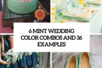 6 mint wedding color combos and 36 examples cover