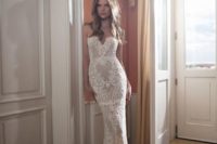 09 full lace backless dress with a mermaid silhouette