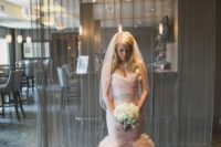 13 glam blush mermaid wedding dress