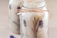 26 lavender candle favors are easy to DIY