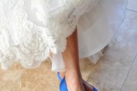 30 amazing royal blue Manolo Blahnik shoes with embellishments