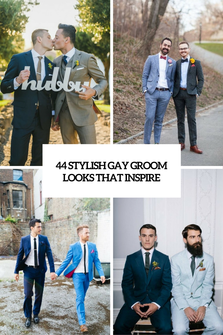 44 Stylish Gay Groom Outfits That Inspire
