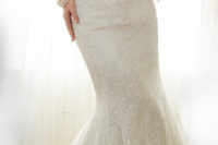 05 sweetheart and plunging illusion neckline mermaid lace wedding dress