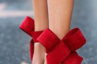 16 awesome oversized bow bridal heels