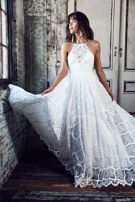 whimsy lace wedding dress by Grace Loves Grace
