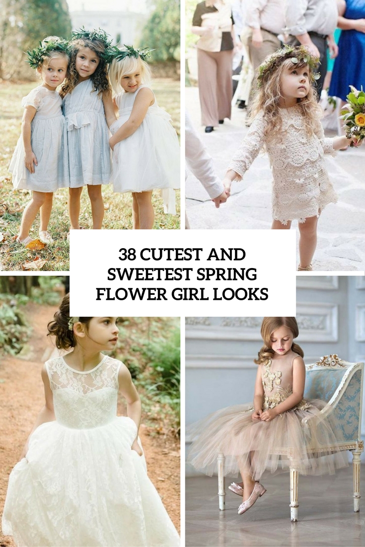 cutest and sweetest spring flower girl looks cover