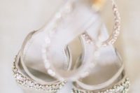 18 gorgeous bejeweled dove grey shoes