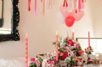 22 pink and blush are great Valentine’s Day colors, look at these tassels