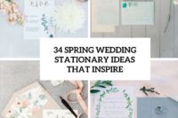 34 spring wedding stationary ideas that inspire cover